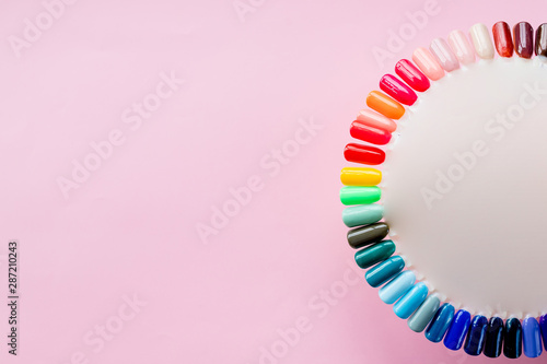 Obraz na plátně Nail art design wheel