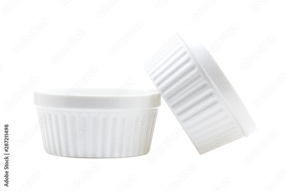 Baking dish isolated on white Baking dish isolated on white