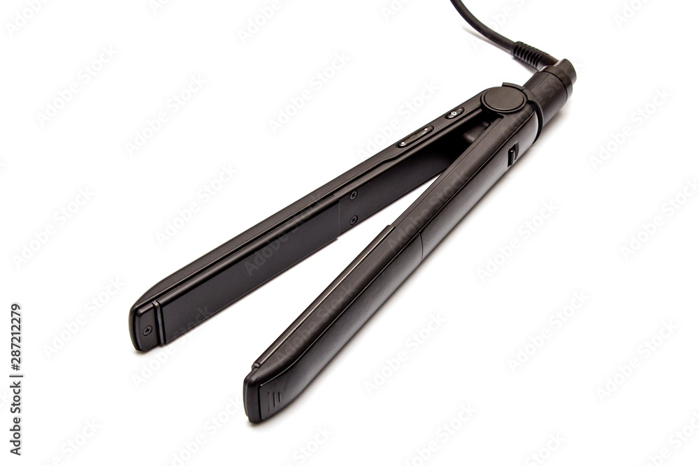Hair straightener isolated on white Hair straightener isolated on white