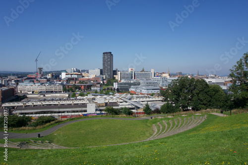 Sheffield City Centre View in Summer