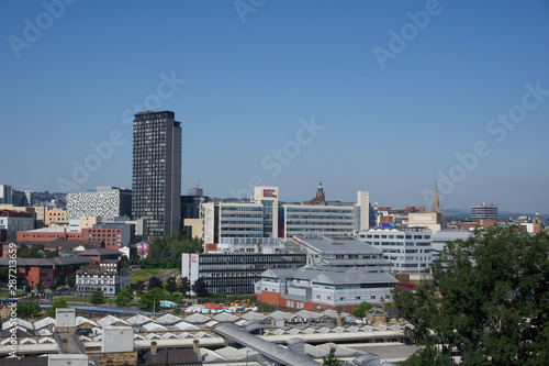 Sheffield City Centre View in Summer