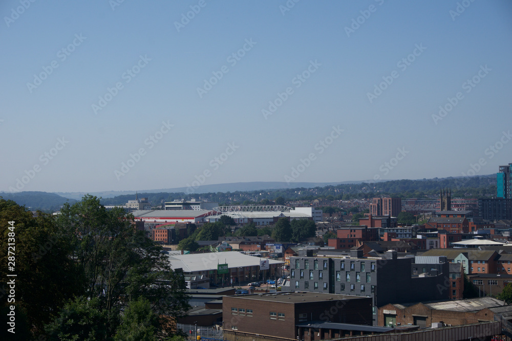 Naklejka premium Sheffield City Centre View