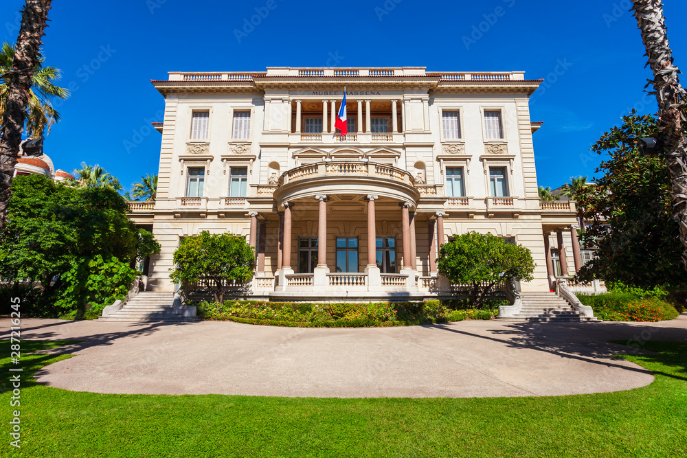 Fototapeta premium Massena museum in Nice, France