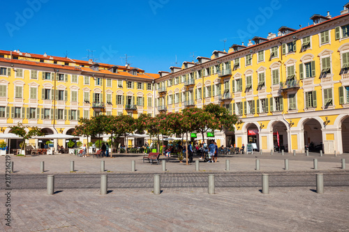 Fototapeta Naklejka Na Ścianę i Meble -  Place Garibaldi square in Nice