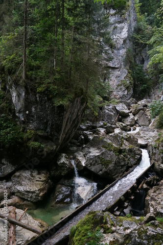 Pöllatschlucht near neuschwanstein castle in hohenschwangau bavaria