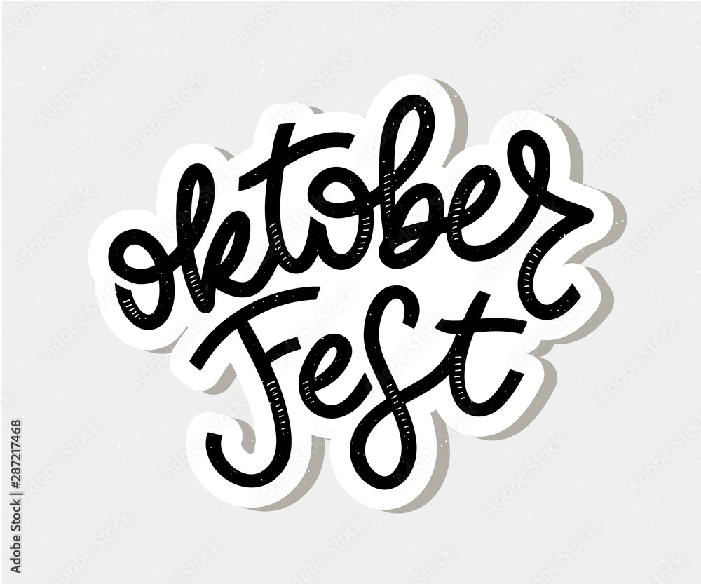 Oktoberfest handwritten lettering. Oktoberfest typography vector design for greeting cards and poster. Beer Festival vector banner. Design template celebration. Vector illustration. Oktoberfest handwritten lettering. Oktoberfest typography vector design for greeting cards and poster. Beer Festival vector banner. Design template celebration. Vector illustration.