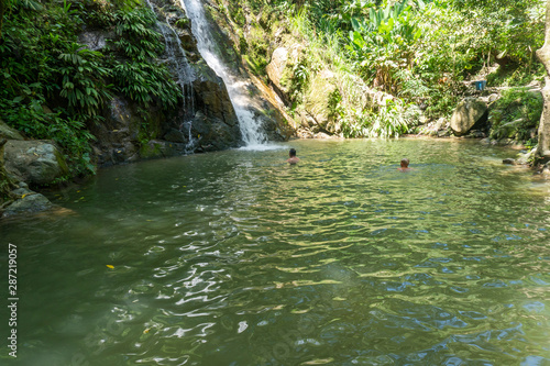 Una cascada en Minca, Santa Marta