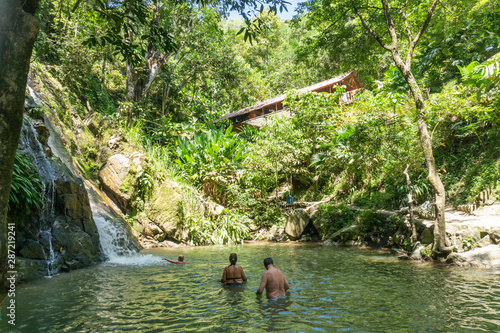 Una cascada en Minca, Santa Marta