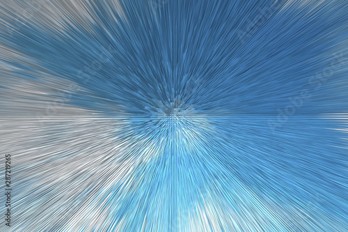 Fényképezés Blue background. Intentional motion blur. Illustration.