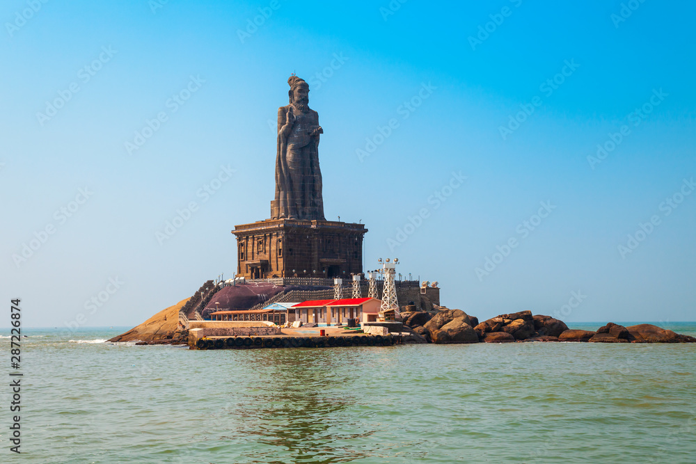 Thiruvalluvar Statue in Kanyakumari, India