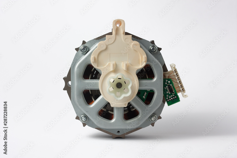 Fototapeta premium Fragment of the alternating current motor