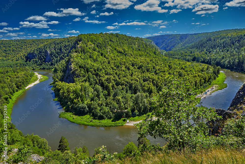 Natural Park for Ecotourism, Urals, Russia.