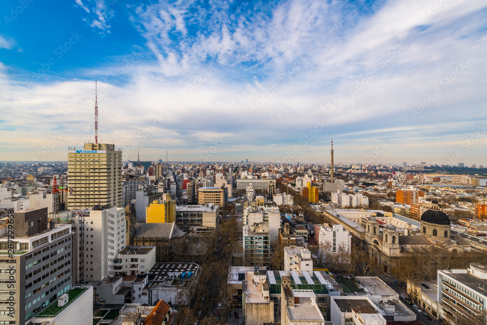 Naklejka premium Montevideo, the capital of Uruguay