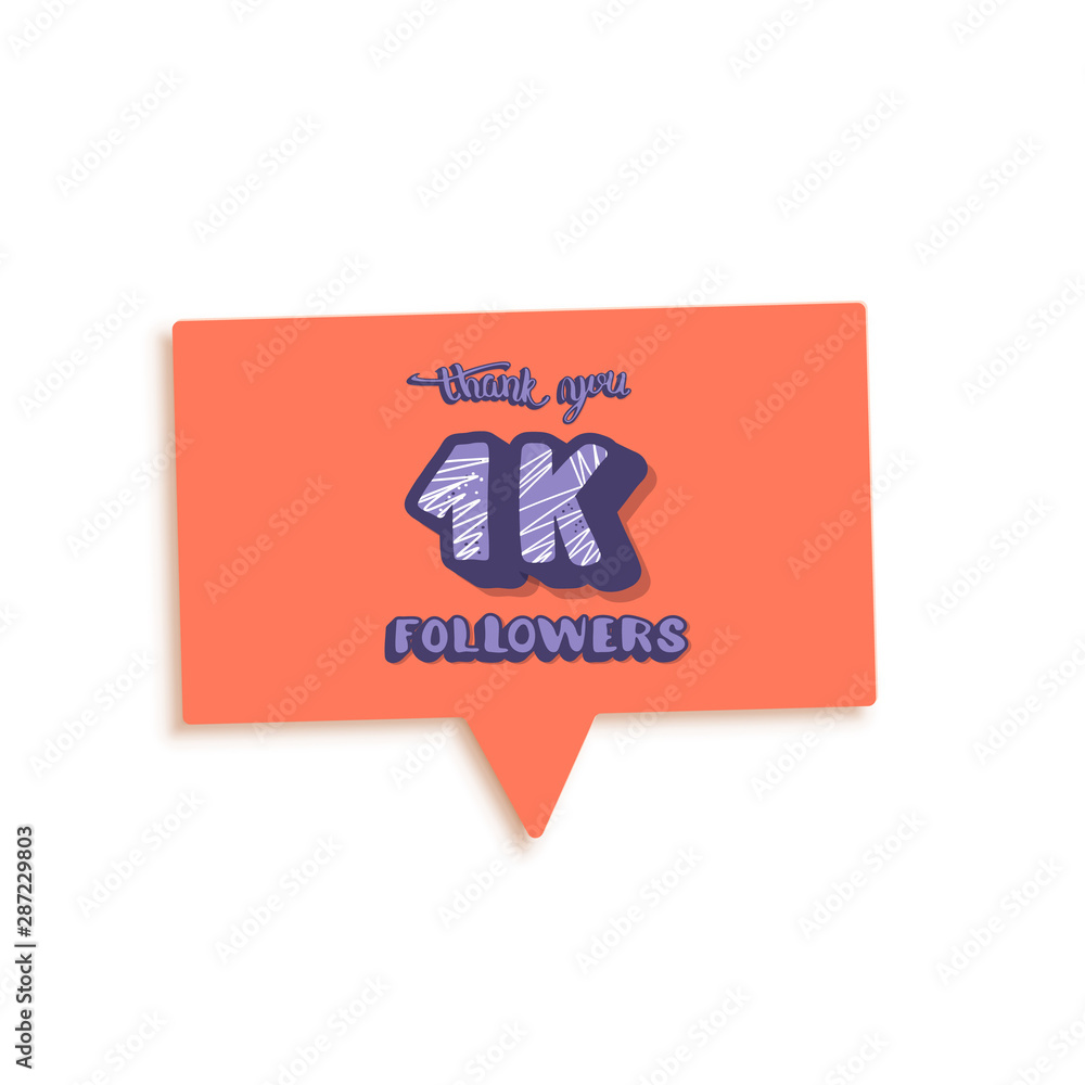 1k followers post. Vector template design. 1k followers post. Vector template design.