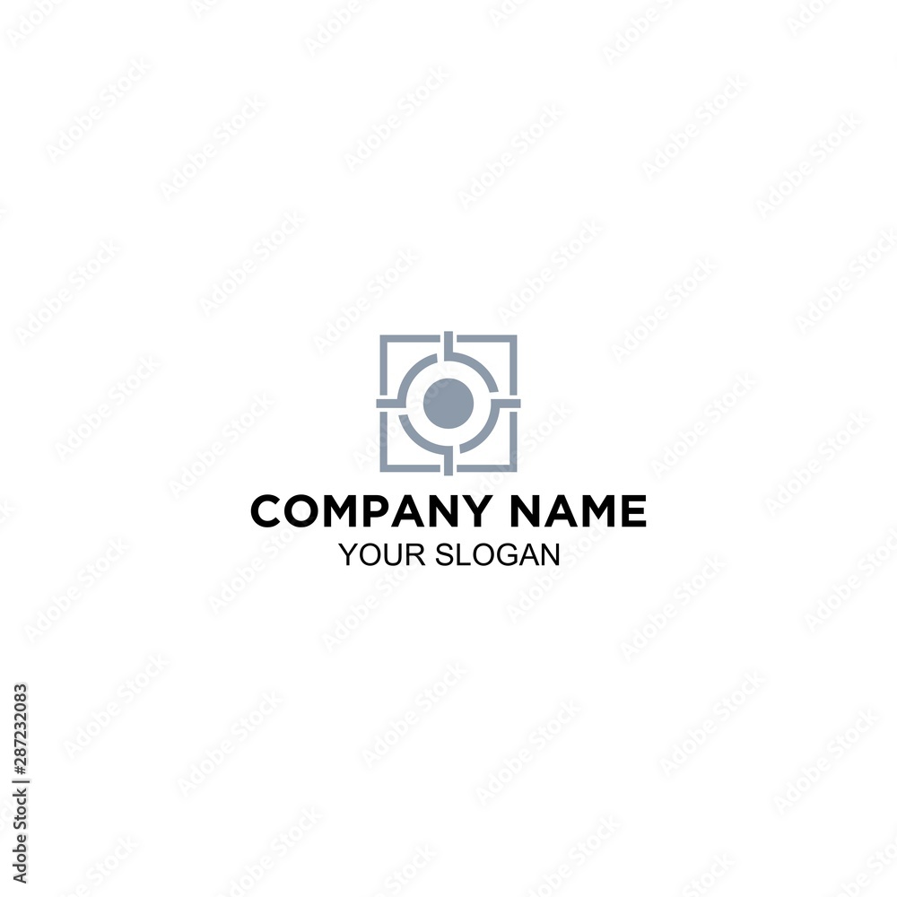 Square Target Logo Design Vector Square Target Logo Design Vector