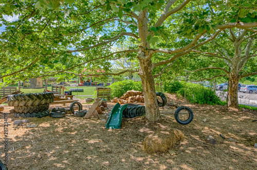 Ithaca Childrens Garden Junkyard Playground