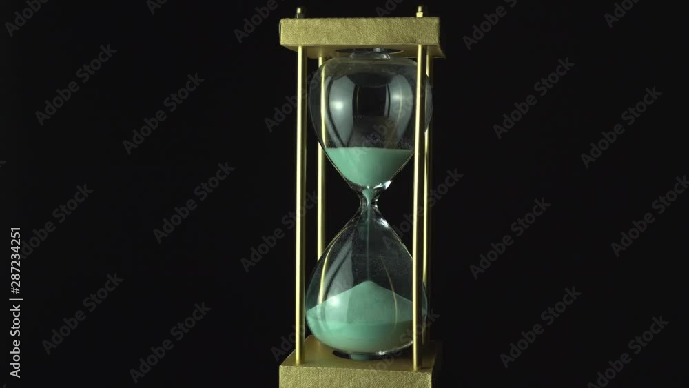 Slow motion rotation and floating in the air or levitating of sand