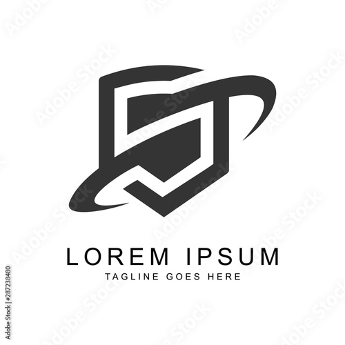 sheild logo template