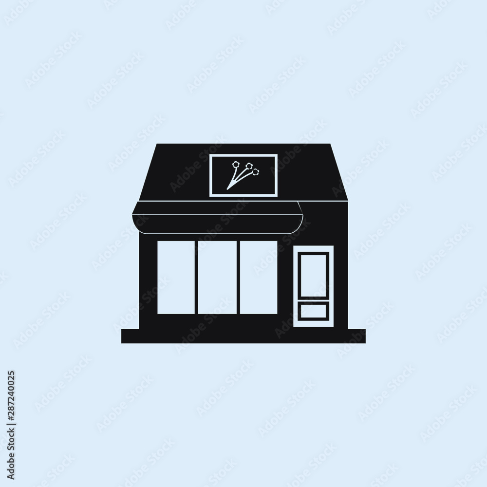 flower shop building flat icon. Elements of buildings illustration icons. Signs, symbols can be used for web, logo, mobile app, UI, UX on sky background flower shop building flat icon. Elements of buildings illustration icons. Signs, symbols can be used for web, logo, mobile app, UI, UX on sky background