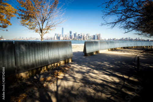 Fotografie Wall of Honor on Ellis Island, New York