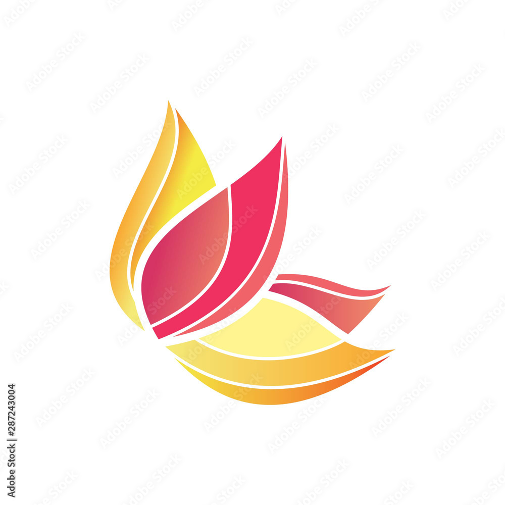 flower logo template flower logo template