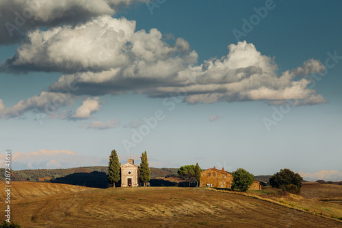 Vitaleta Chapel in Tuscany.