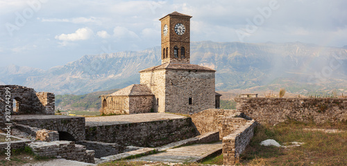 Gijrokaster Castle Sights, Albania photo