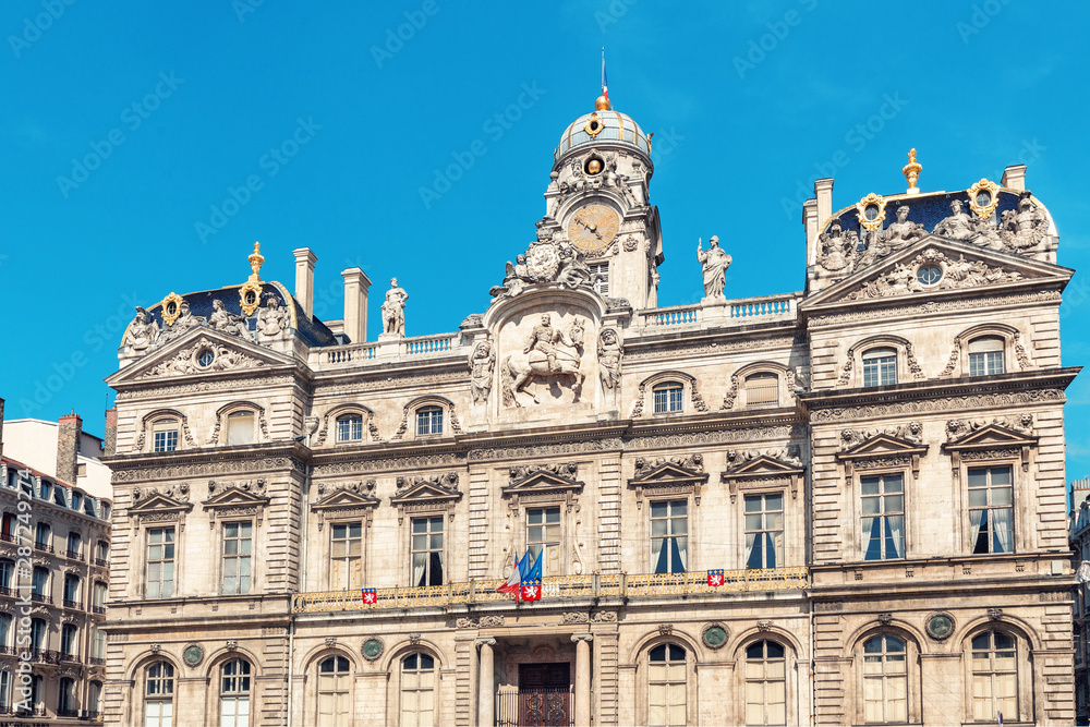 Historic Building of Town Hall of Lyon as administrative and cultural site
