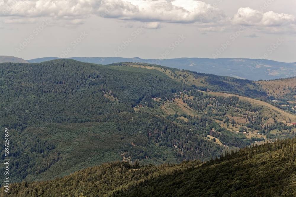 Fototapeta premium Landscape around the Grand Ballon in the Vosges Mountains