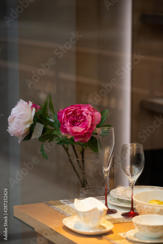 stylish and beautiful interior of the restaurant