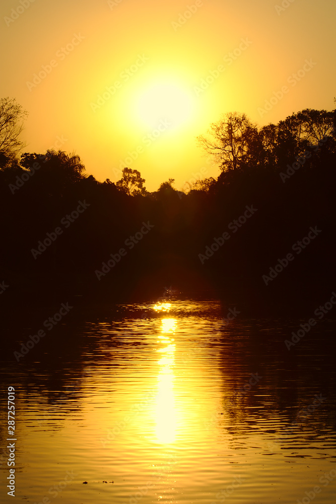 Sunrise In Brazilian. Very beautiful, the sunrises in brazilian savannah has many colors. Sunrise In Brazilian. Very beautiful, the sunrises in brazilian savannah has many colors.