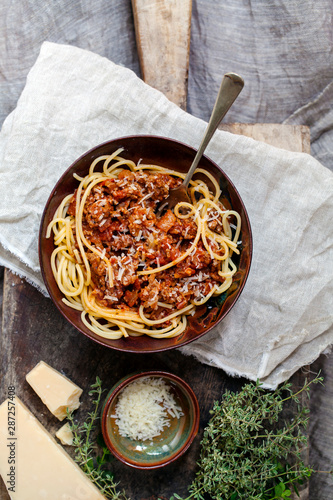 Принти на полотні Spaghetti bolognese