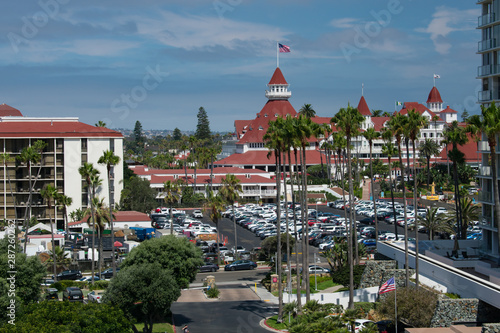Quadro su tela Hotel Del Coronado, San Diego, California