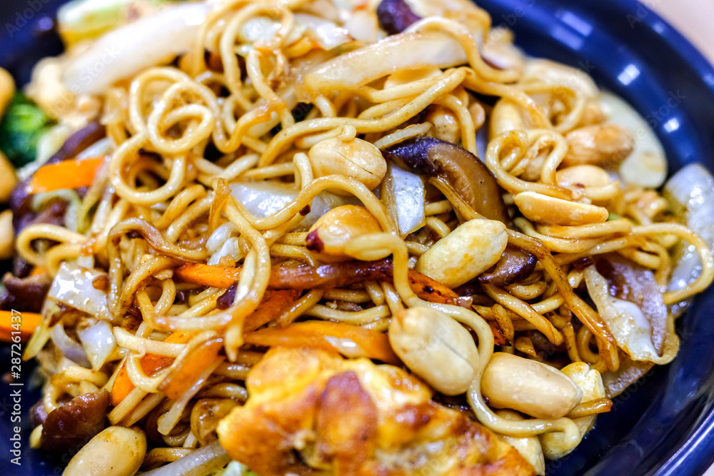 Detail of some Asian Thai noodles. Detail of some Asian Thai noodles.