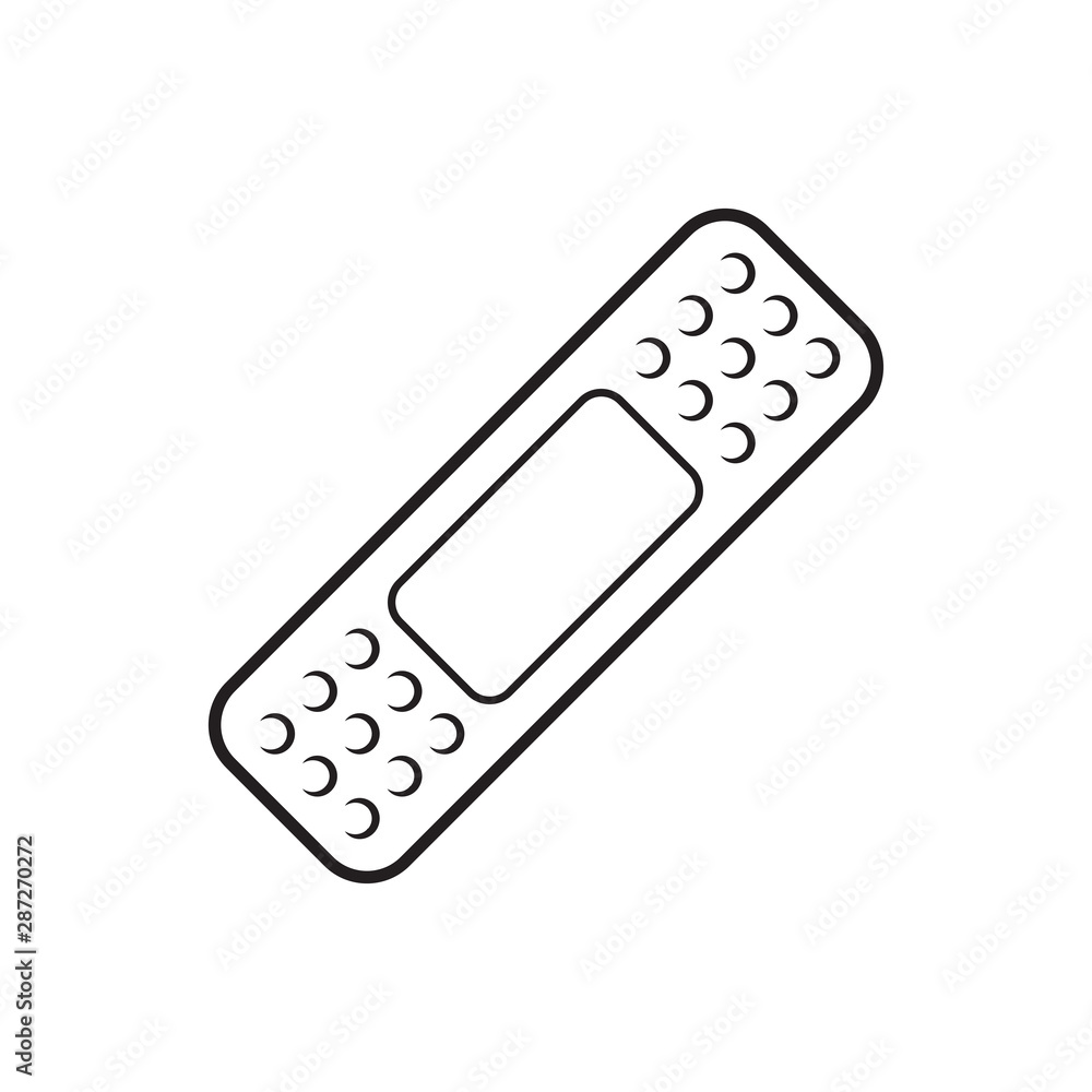 Plaster vector icon illustration Plaster vector icon illustration