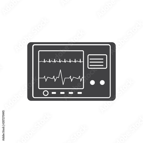 cardiograph icon vector