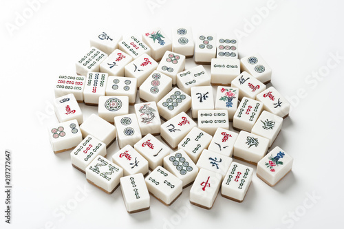 old Mahjong tiles