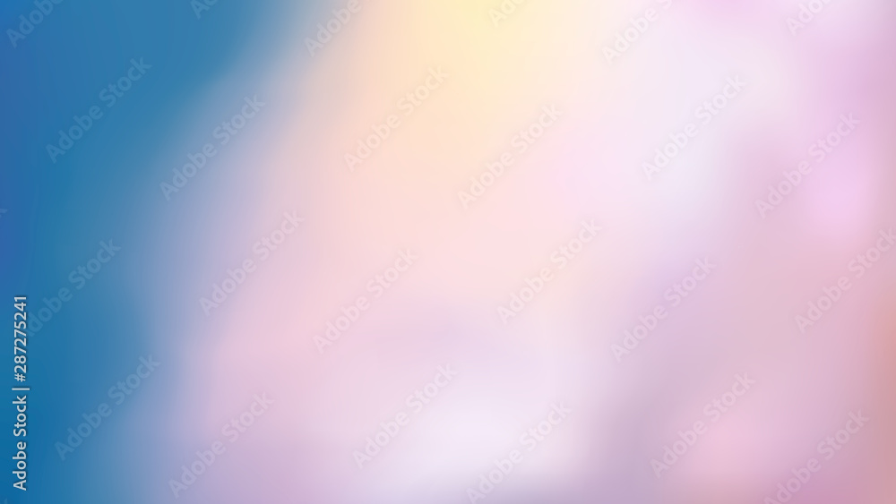Abstract background gradient mesh blur with trend pastel pink, blue colors for design concept, wallpapers, web, presentations and prints. blurred vector illustration.