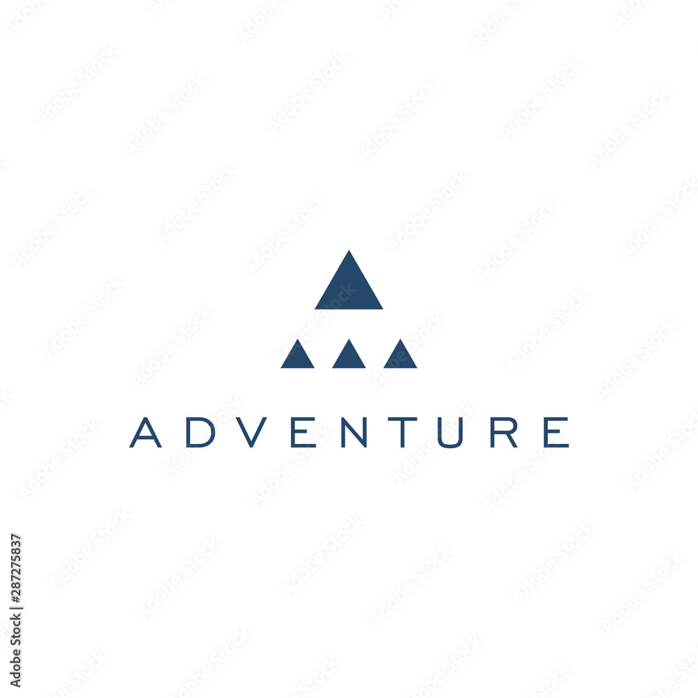 abstract mountain logo design, modern style abstract mountain logo design, modern style