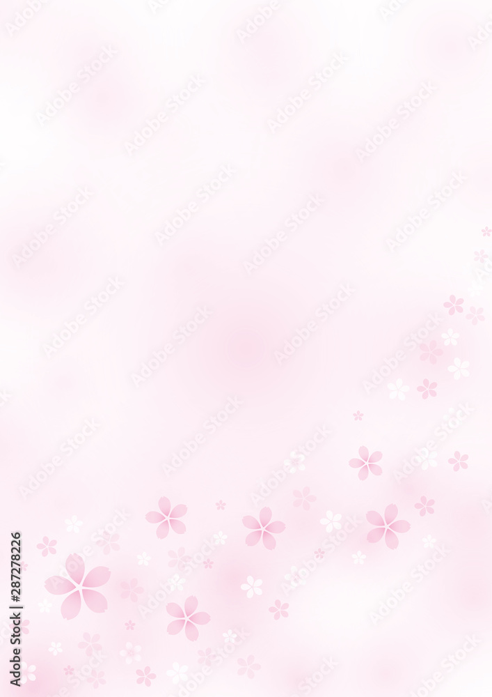 ピンクの桜背景