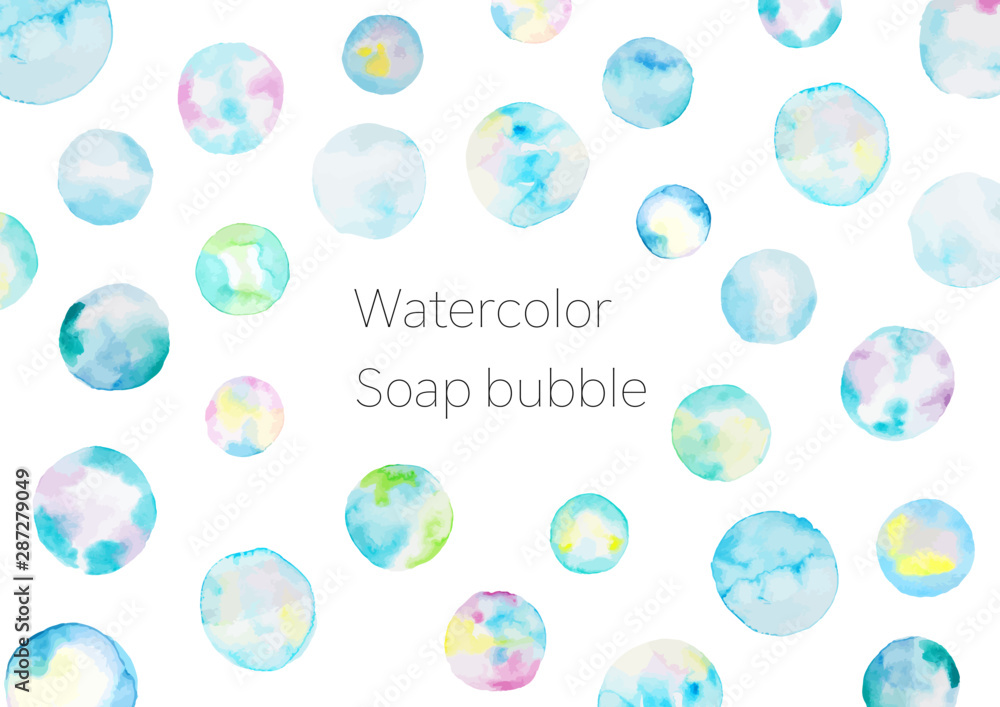 水彩イラスト シャボン玉 Stock ベクター Adobe Stock 水彩イラスト シャボン玉 Stock ベクター Adobe Stock