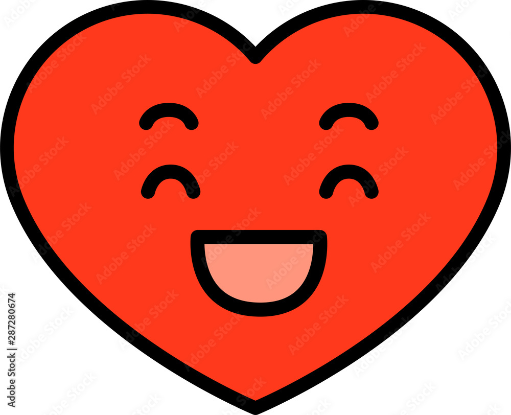 Heart emoticon icon Heart emoticon icon