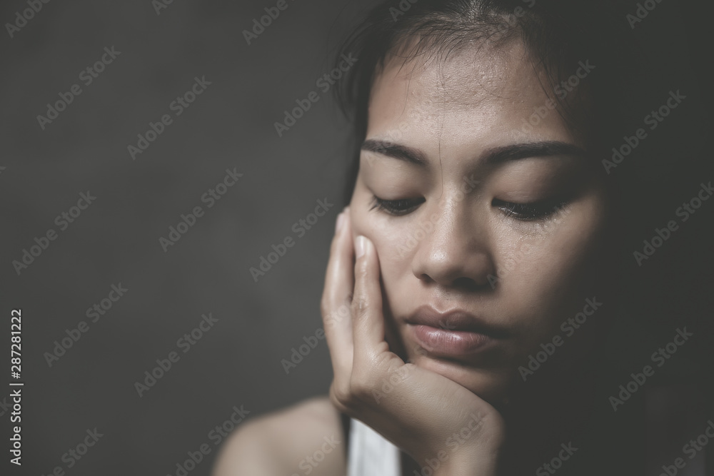 The woman sat and cried beside the door. family problems, Domestic violence, Stop violence and abuse ,sexual abuse, human trafficking, rape, The concept of depression and suicide, The woman sat and cried beside the door. family problems, Domestic violence, Stop violence and abuse ,sexual abuse, human trafficking, rape, The concept of depression and suicide,