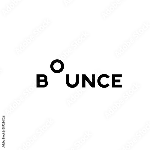 BOUNCE logo minimalsit and simple