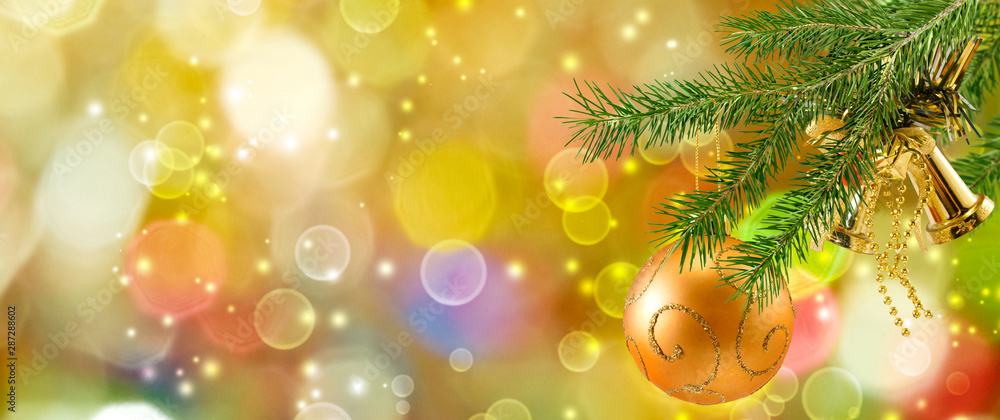 Image of Christmas balls .Christmas toys on the Christmas tree Image of Christmas balls .Christmas toys on the Christmas tree
