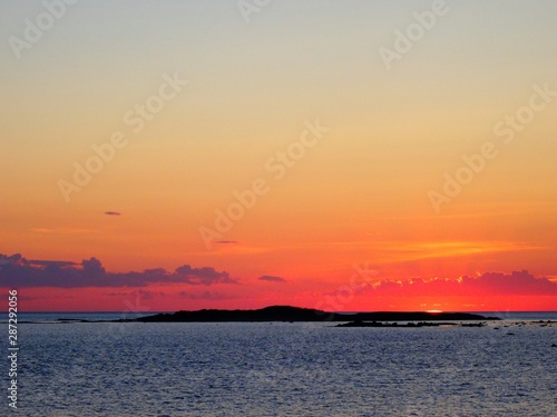Sunset on the white sea © Анна Панова