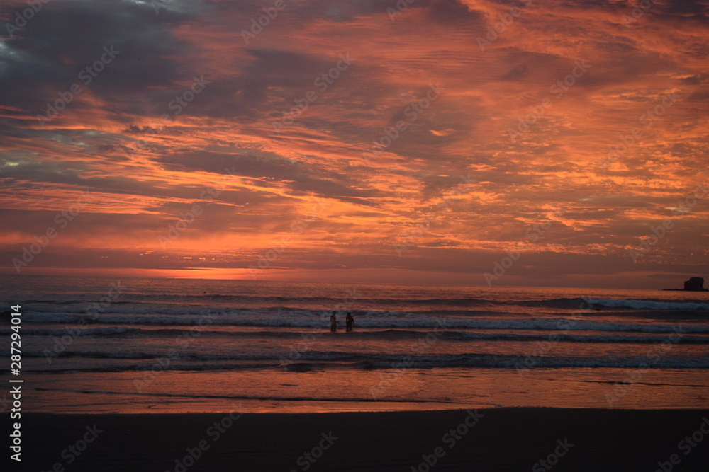 Obraz premium sunset in Ecuador