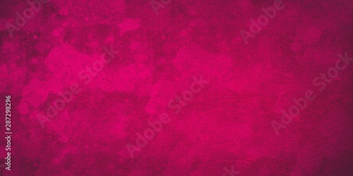 Fuchsia, vintage, craft background with grunge texture cracks. Blank abstract backdrop - illustration.
