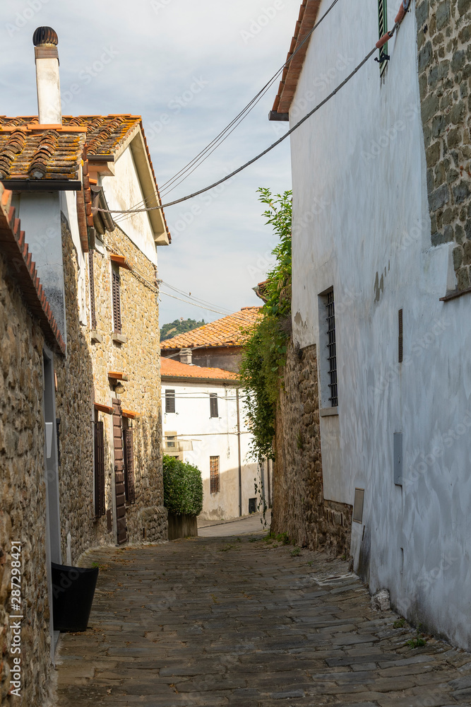 Fototapeta premium Montevettolini, historic town in Chianti