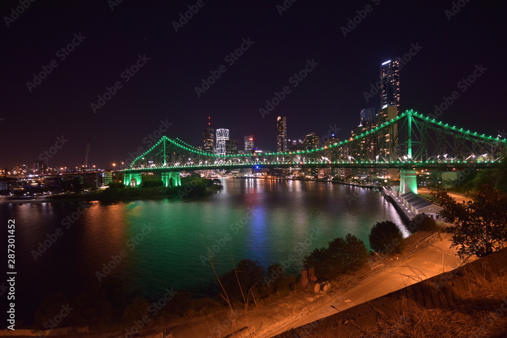 Obraz premium brisbane history bridge